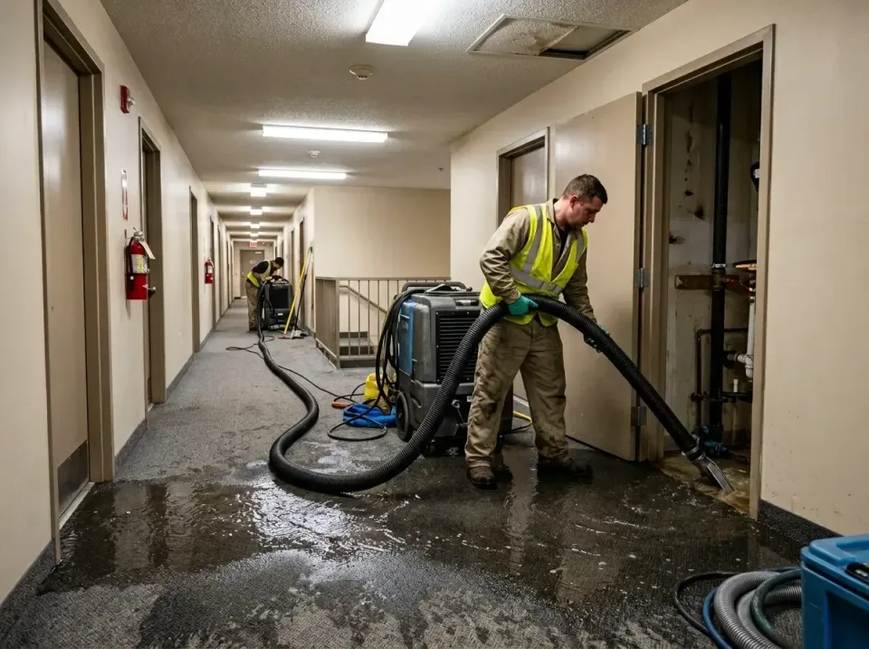 multi-unit-apartment-hallway-f-005 — frequently asked questions, Emergency Burst Pipe Water Extraction & Removal in Walker M…